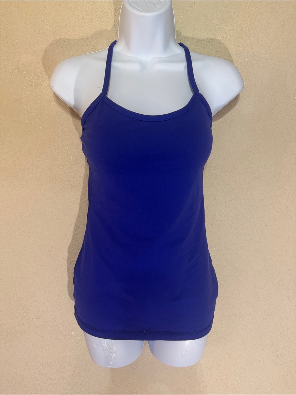 lululemon athletica power y tank Cobalt Blue Strappy